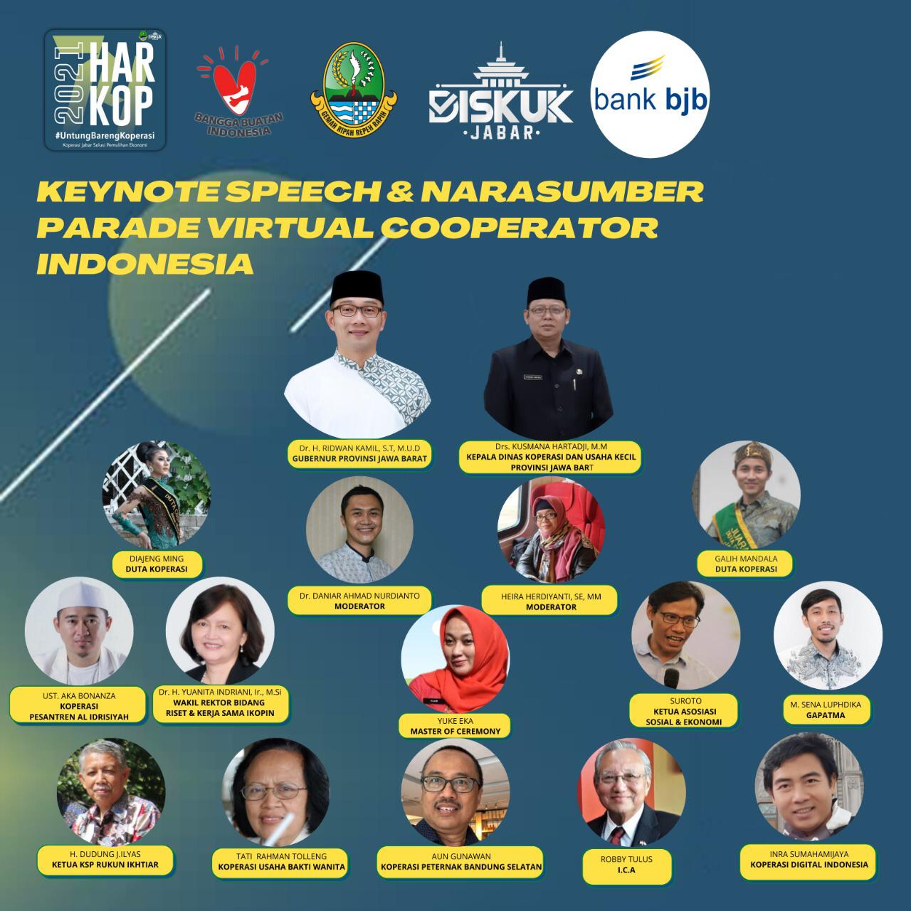 Read more about the article Ridwan Kamil Dorong Koperasi Jabar Melek Digital Bersama Pengusaha Jawa Barat (Peringatan Hari Koperasi Nasional 2021)